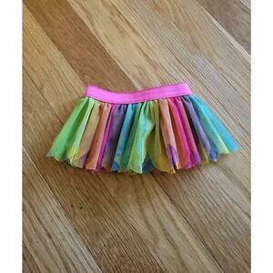 Build-A-Bear Workshop Rainbow Tutu Skirt Multicolor Sparkle Mesh Doll Clothes